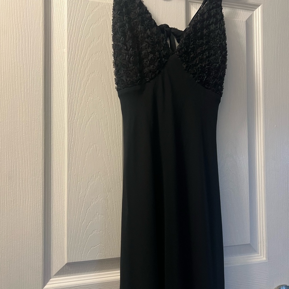 Wild Fable Black lacy flower pattern going out dress